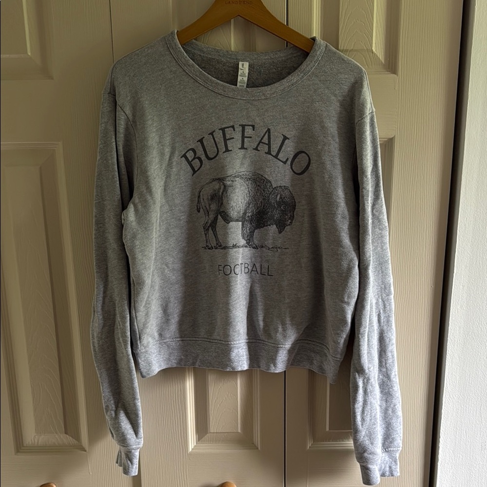Buffalo football Gray Fleece Sweatshirt